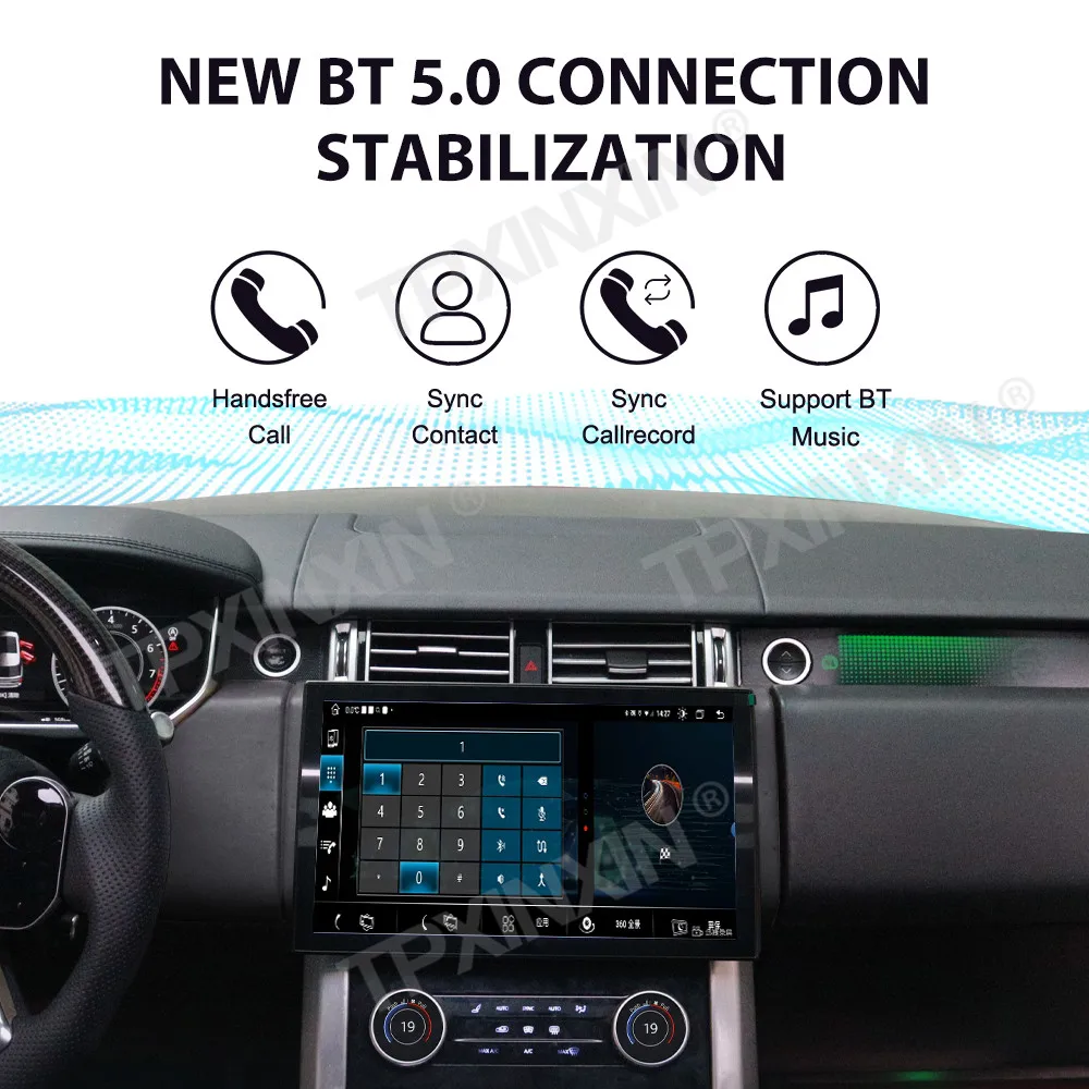 

23,5 "автомобильный радиоприемник для Range Rover Sport L494 Vogue L405 2013-2017, автомобильный мультимедийный видеоплеер, стерео, авто GPS-навигация, Carplay