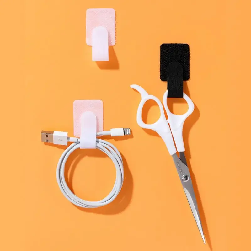 Releasable Cable Organizer Ties Mouse Earphones Wire Management Nylon Cable Ties Reusable Hoop Straps Tie