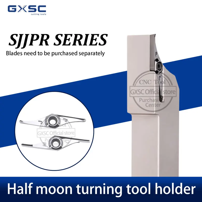 

Токарный станок с ЧПУ серии VCGX Двусторонний меч с одной режущей пластиной SJJPR1616 2020 2525 Держатель внешних токарных инструментов