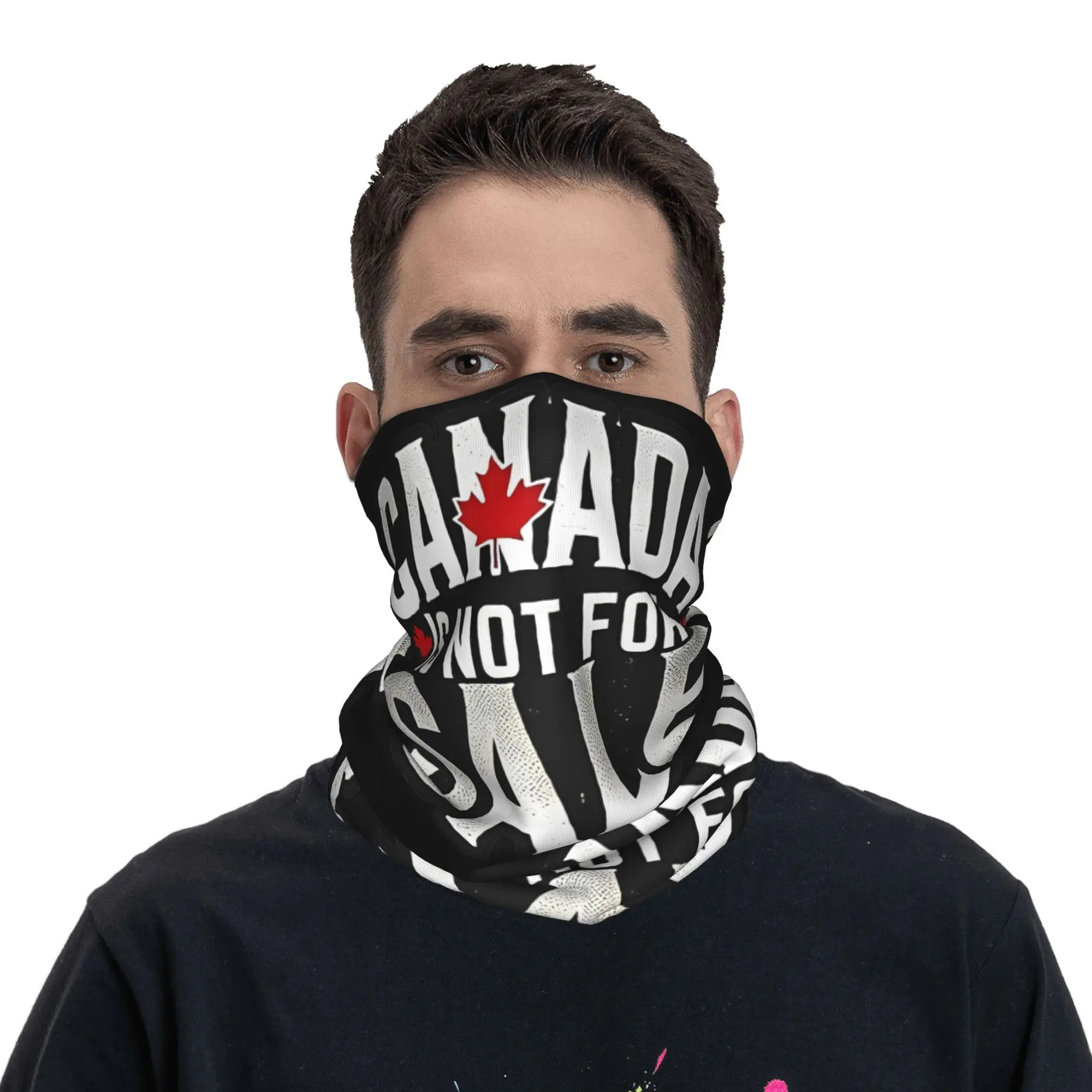 Outdoor Sports Balaclava Canada Is Not for Sale Anti Trump Patriotic Bicycle Mask Neck Warmer Face Cover Mask Riding Neck Gaiter