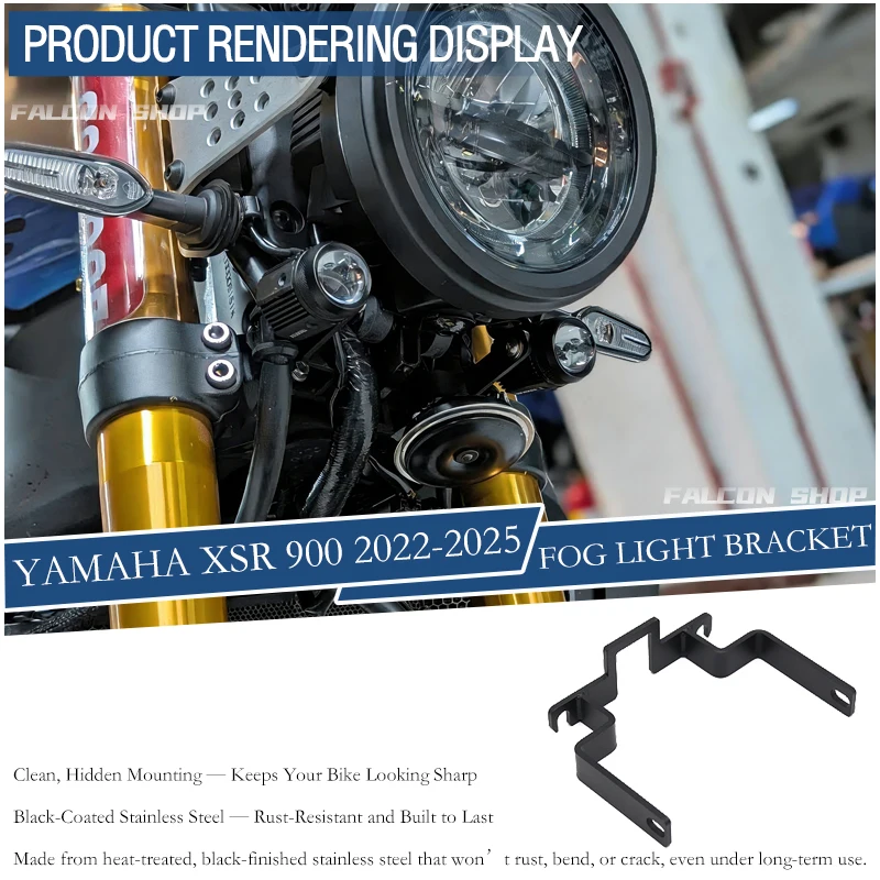

Для Yamaha XSR900 модифицированный кронштейн противотуманных фар 2022 2023 2024 2025 кронштейн прожектора