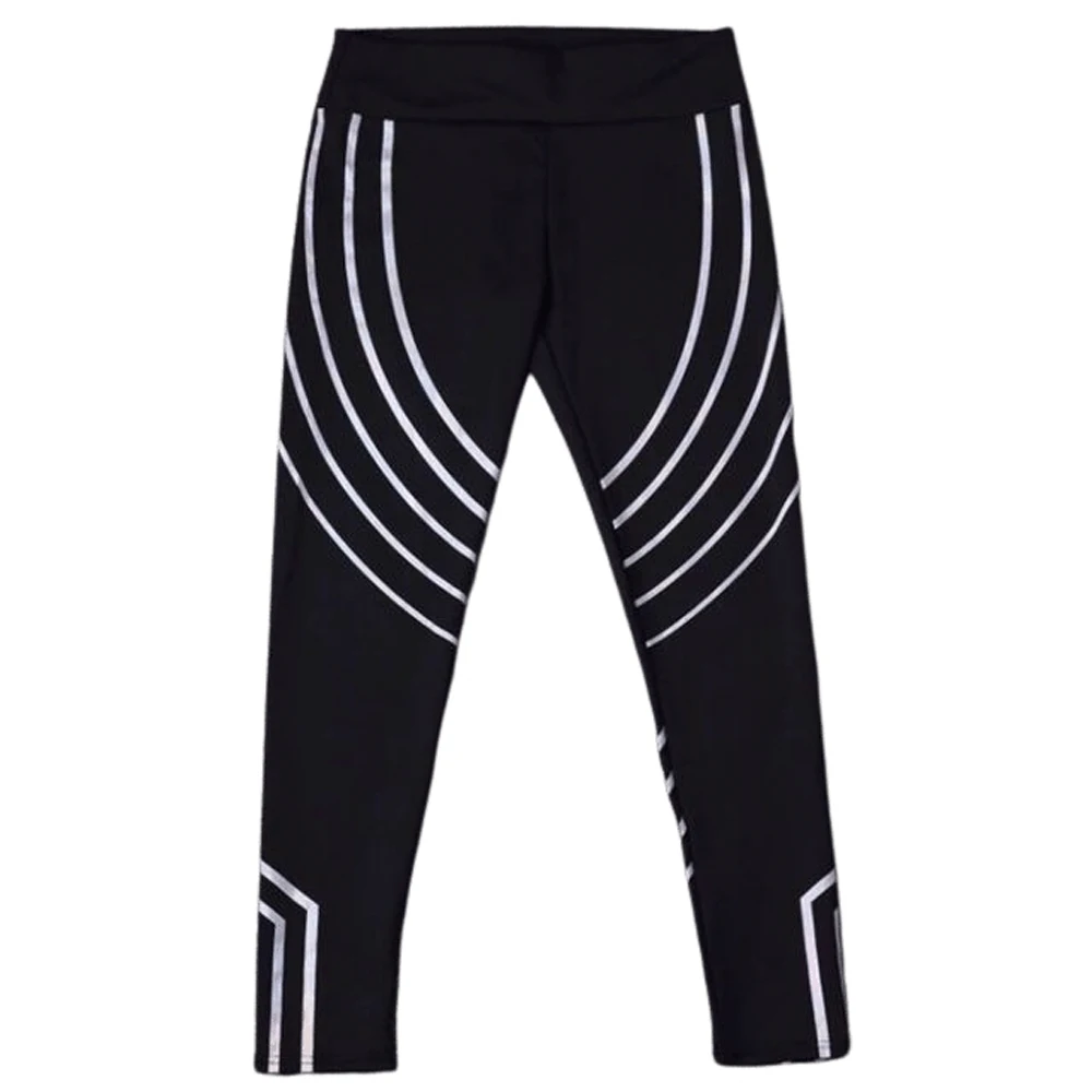 Noctilucent joga legginsy szybkie suche spodnie jogi kobiety legginsy Sport kobiety Fitness świecące w nocy rajstopy legginsy Sport Fitness