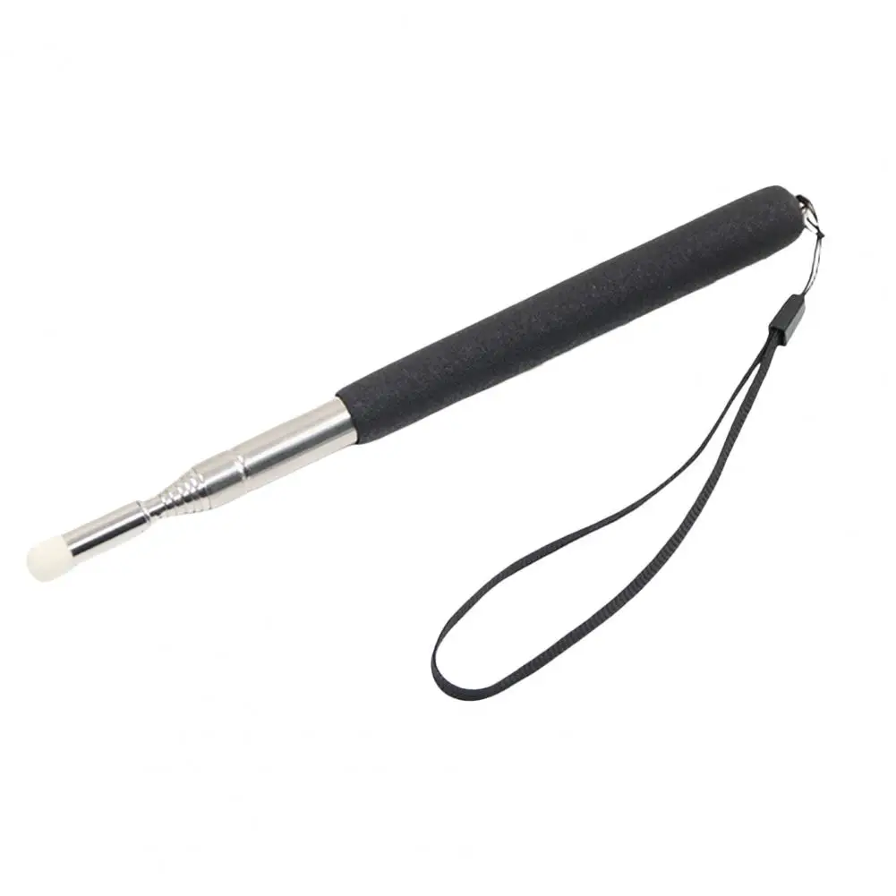 1m Pointer Pen Telescopic Felt Nib Touch Screen Hand Lanyard Stainless Steel Teacher Whiteboard Presentation Pointer Stick Tools