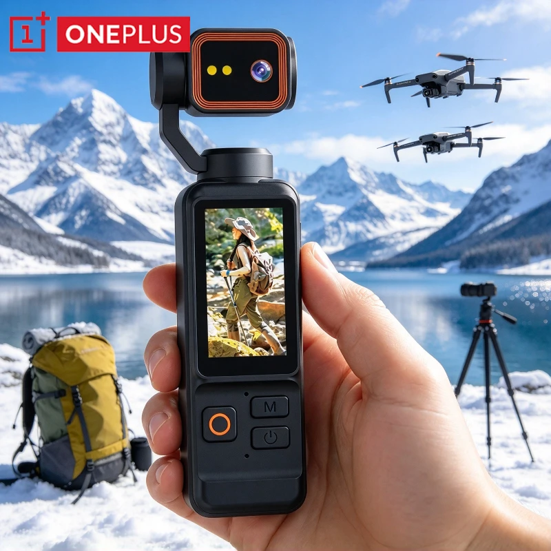 Oneplus  8K HD WiFi Sports Wearable Camera Travel Bicycle Driver Recorder Mini Sports Cam For Motorcycle and Vlogging