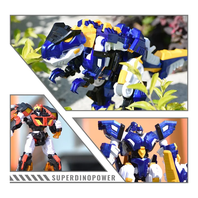 ni Force 2 Super Dino Trasformazione di potere Robot Giocattoli Action Figures MiniForce X Simulazione Animale Deformazione Dinosauro Giocattolo