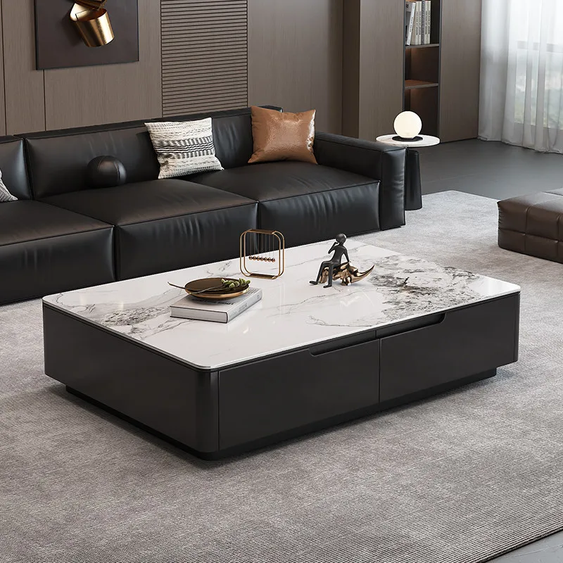 

Living Room Decoration Coffee Table Moving Minimalist Aesthetic Side Table Organizer Designer Mesa Auxiliar Postmodern Furniture