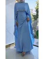 Eid femmes Robe Abaya musulman Ramadan Jalabiya robes de soirée de mariage dubaï longue Robe maroc caftan Islam robes Largos 2026 5