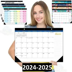 2025 Wall Hanging Calendar Desk Calendar Yearly Monthly Planner Notes To Do List Agenda Schedule Organizer Calendar Home Office