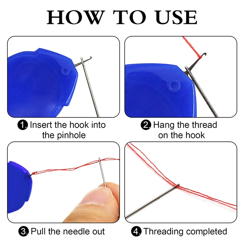 5/10pcs Needle Threader Stitch Insertion Tool Sewing Machine Plastic Wire Loop