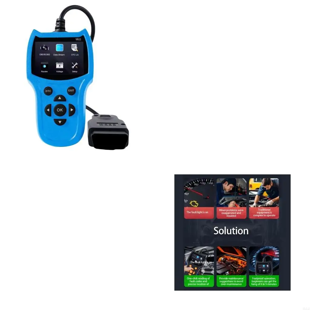 

Проверьте неисправность двигателя OBD2 Diagnostic Tool для всех транспортных средств OBD2