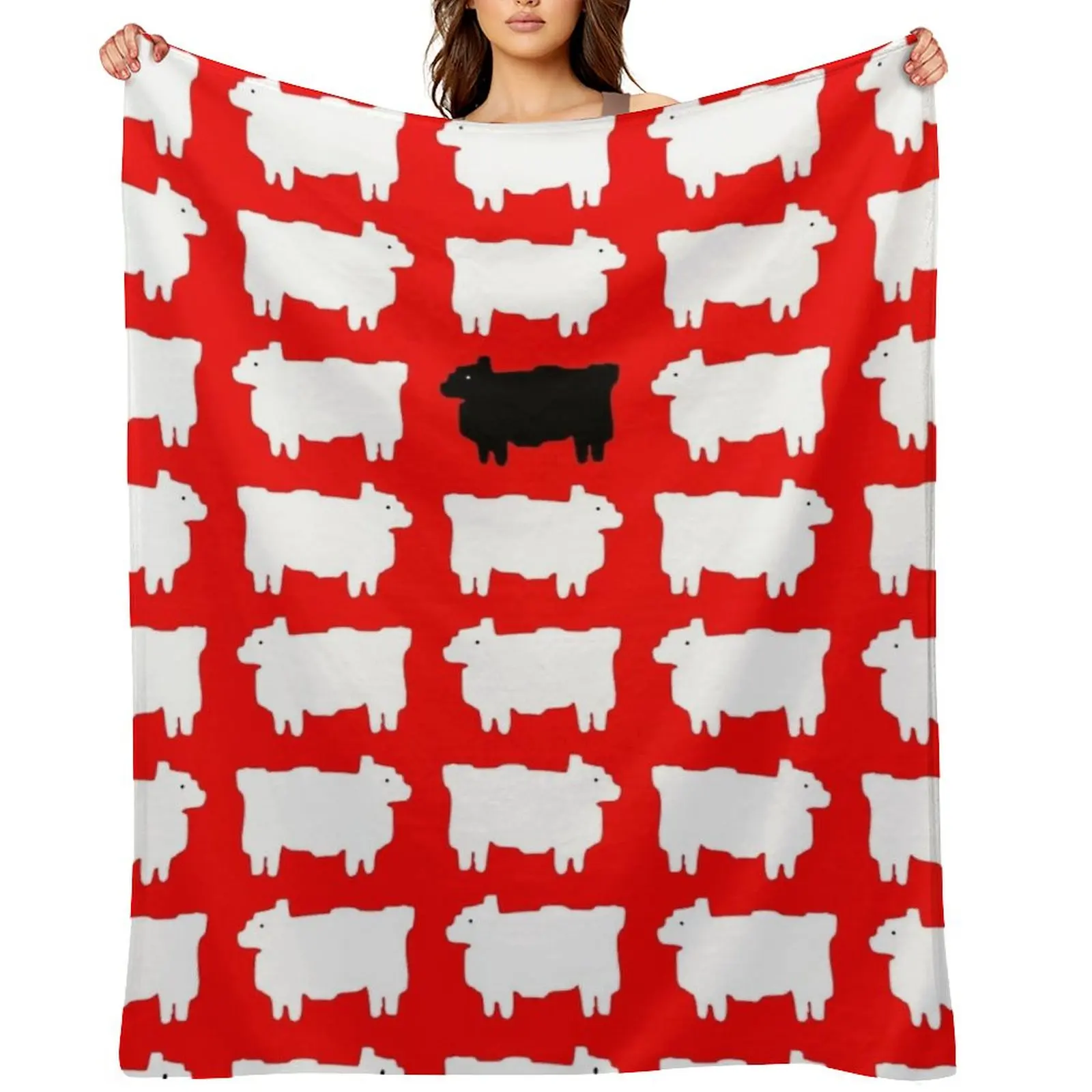 

Princess Diana Holiday Sheep Sweater Memorabilia Souvenir Gift Throw Blanket Bed linens Picnic Luxury Sleeping Bag Blankets