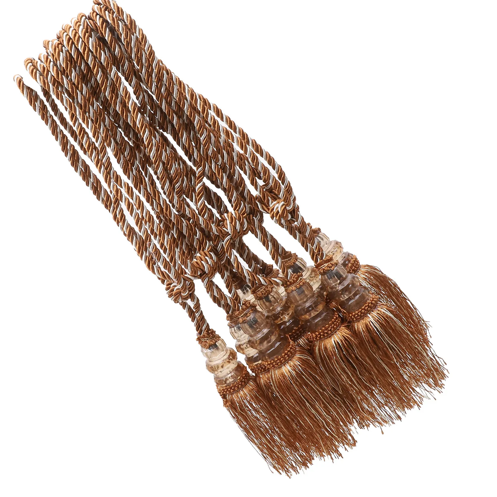 10Pcs Curtain Tiebacks Tassel Trim Decorative Fringe for Curtains Cushions Valances DIY Home Decoration Craft Pendant