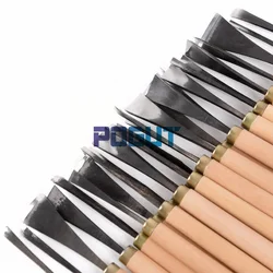 Hand Wood Carving Tools Chip 31pcs Detail Chisel / 31pcs General Chisel, Made and Ground  By Hand