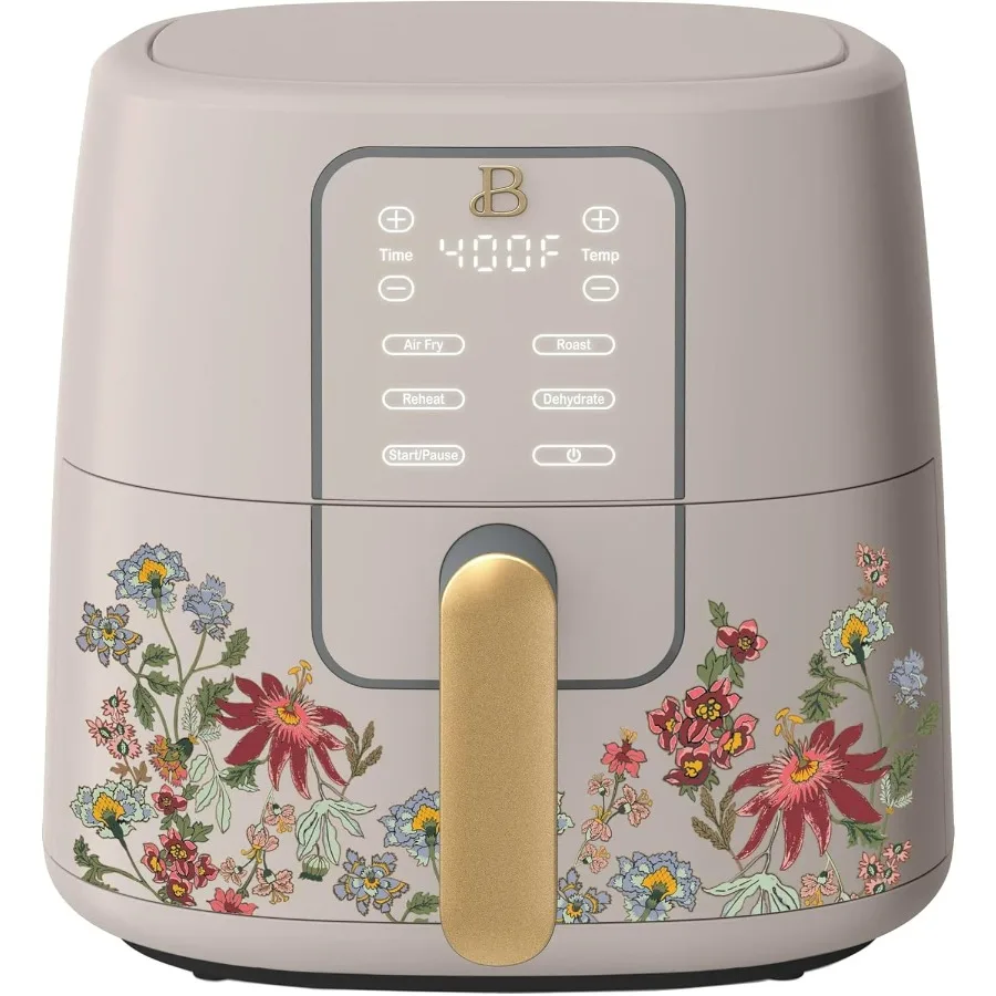 Beautiful 6 Qt Air Fryer with TurboCrisp Technology and AllGood Ceramic Nonstick Coating for Efficient Roasting Reheating and D