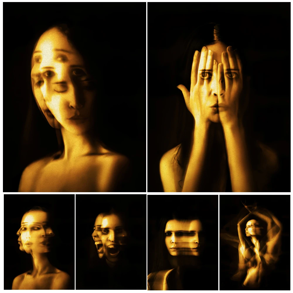 فانتوم الإرهاب في الظلام خمر الرسم على لوحات القماش الجدارية زاحف شبحي أرقام ملصق فني وطباعة ديكور المنزل