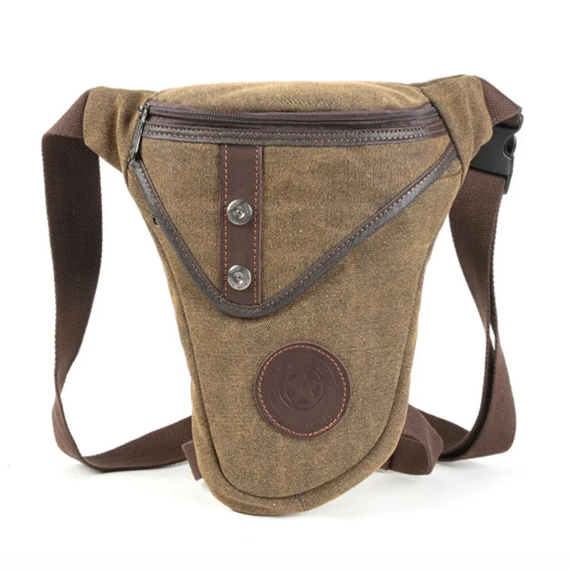 

High Quality Male Fanny Pack Hip Bum Belt Thigh Bags for Motorcycle Rider Shoulder Riding Nylon/Canvas Men Drop Leg Waist Bag