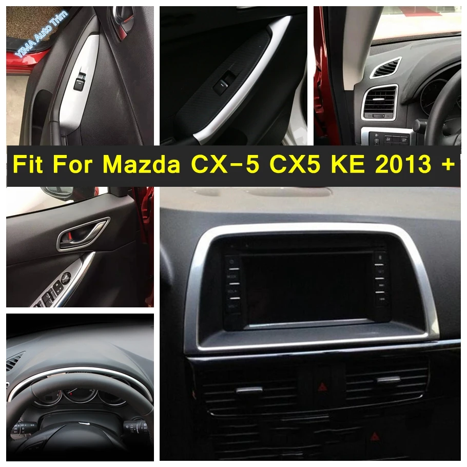 

Center Console Dashboard Gauge Panel Door Handle Bowl Cover Trim For Mazda CX-5 CX5 KE 2013 - 2016 Matte Interior Car Accessory