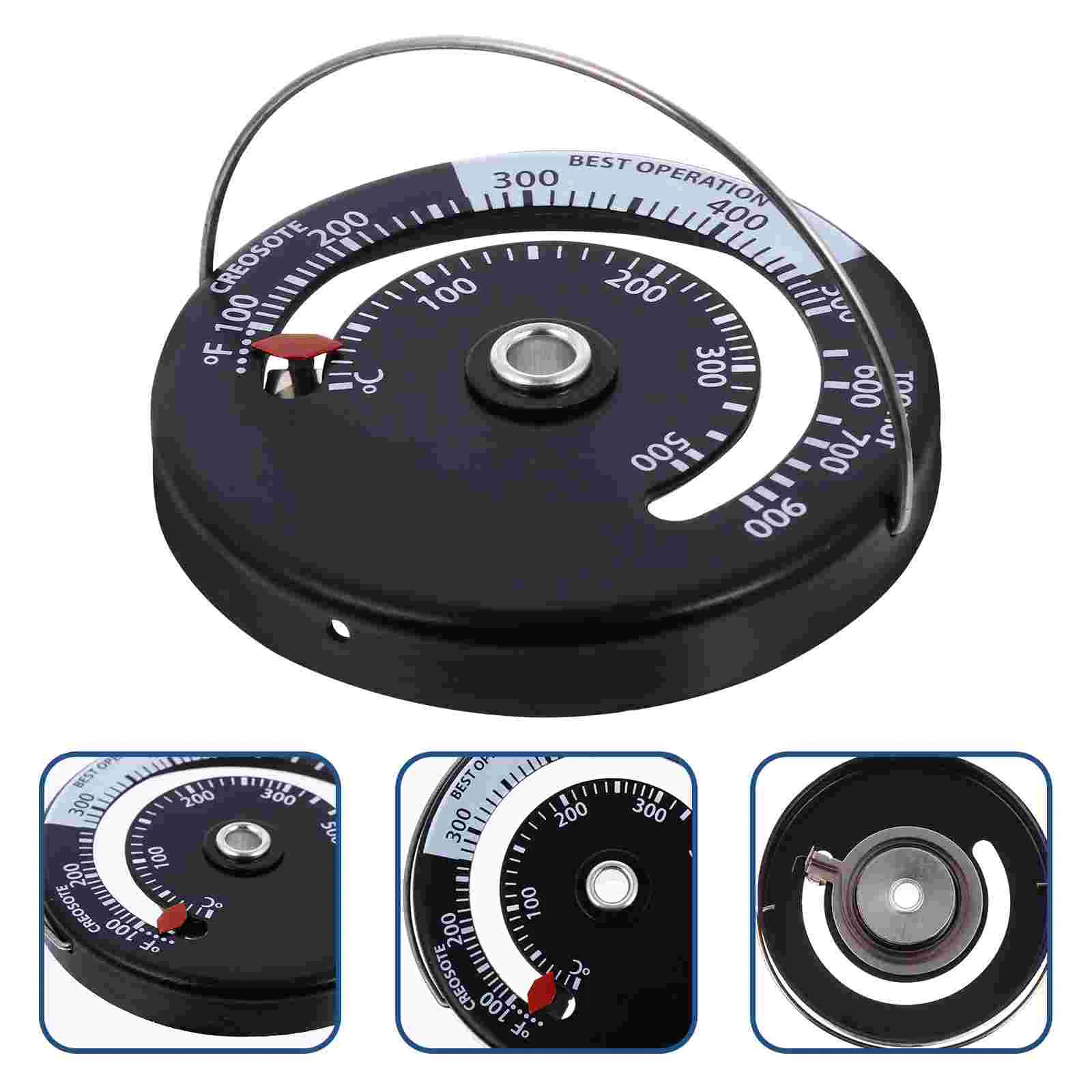 Oven Thermometer Warming Drawer for Fireplace Stove Pipe Gauge Chimney Temperature Pellet Stoves