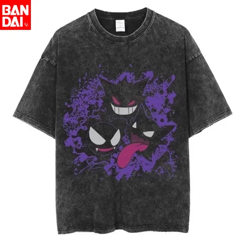camiseta-masculina-estampa-cemiterio-pokemon-gastly-haunter-gengar-2026-verao-vintage-acid-wash-oversized-anime-streetwear-harajuku