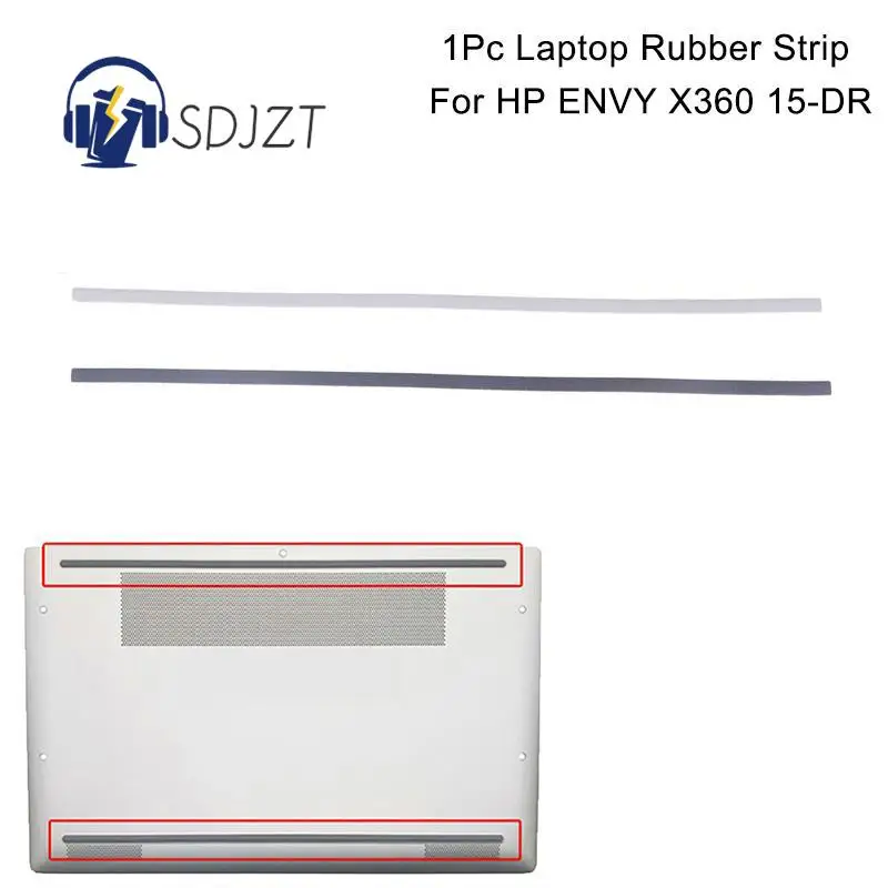 31.5cm Rubber Strip Laptop Bottom Shell Cover Foot Pad For HP ENVY X360 15-DR Non-Slip Bumper Feet Strip Laptop Accessories