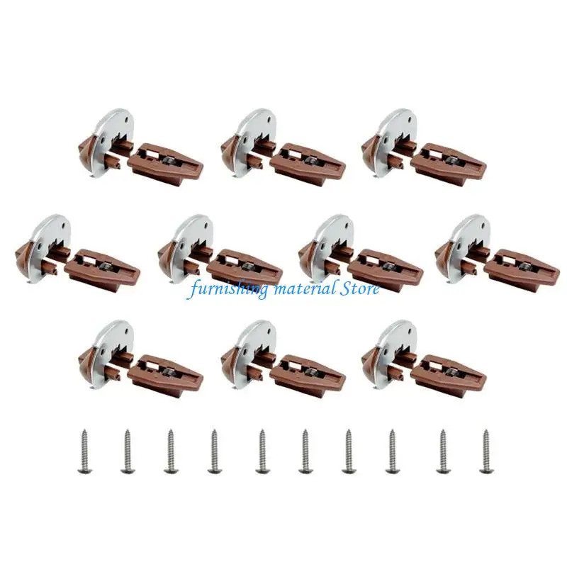 Y5GD 10Pieces Set Drawer Slide Support Hardware Portable for Indoor Furnishing