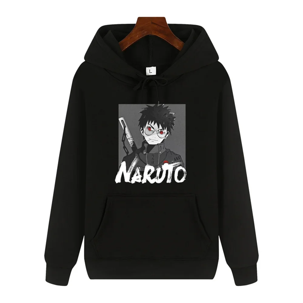 

Naruto Pattern Print Tops Autumn and Winter Clothing Outdoor Sports Hoodies Anime Streetwear Hoodie