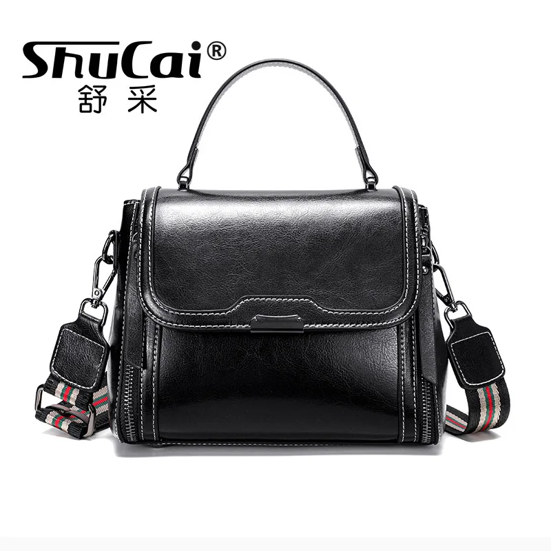 Genuine Leather Women\'s Crossbody Bags Female Commuter New Handheld Shoulder Bags luxury handbags