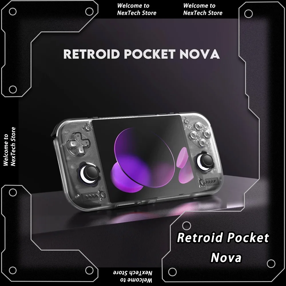 Pre-Sale Retroid Pocket Nova Retro Handheld Game Console Snapdragon 8 Gen2 PS2 Emulator Android 4.5