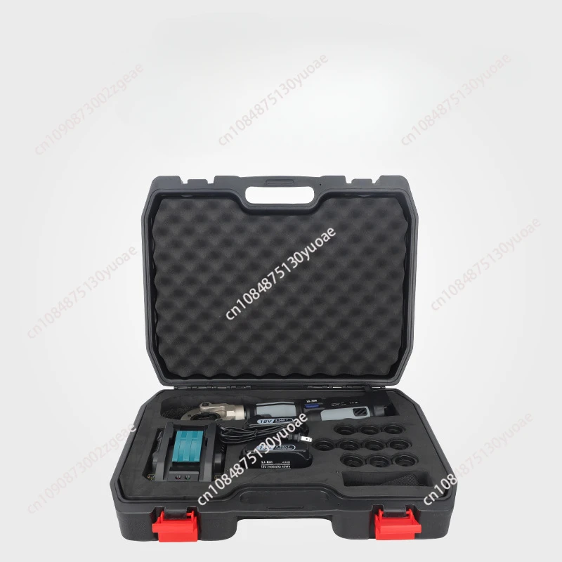 Cordless Electric Hydraulic Clamp, Portable Battery Crimping Tool, Copper Aluminum Cable Terminal, LS-300