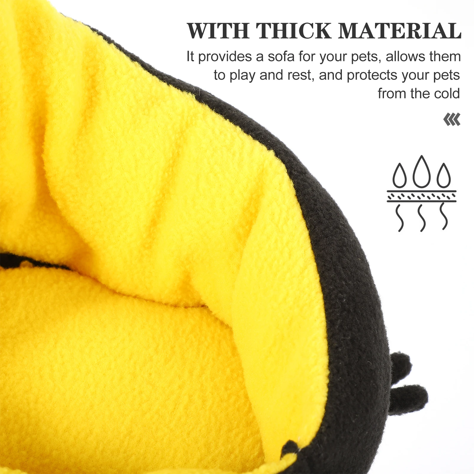 

Pet Cotton Sofa Small Comfortable Hamster Bed Lightweight Decorative Rat Bed Wear-Resistant Chinchilla Sofa Lovely Hamster