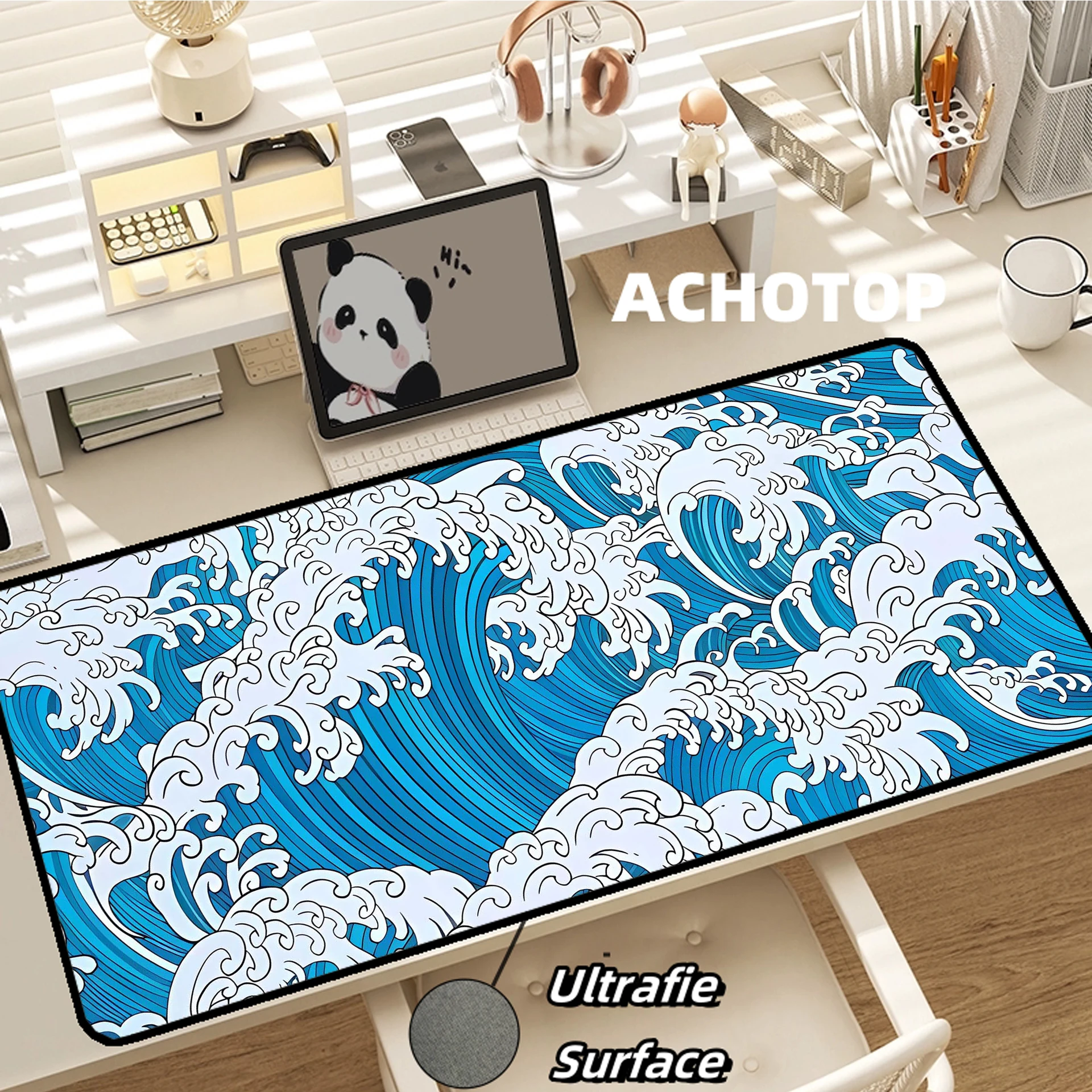 

Ultrafine Surface Great Wave Gaming Mouse Pad Large Mouse Mat Laptop Mouse Carpet Game Carpet Keyboard Pads Gamer Desk Mat