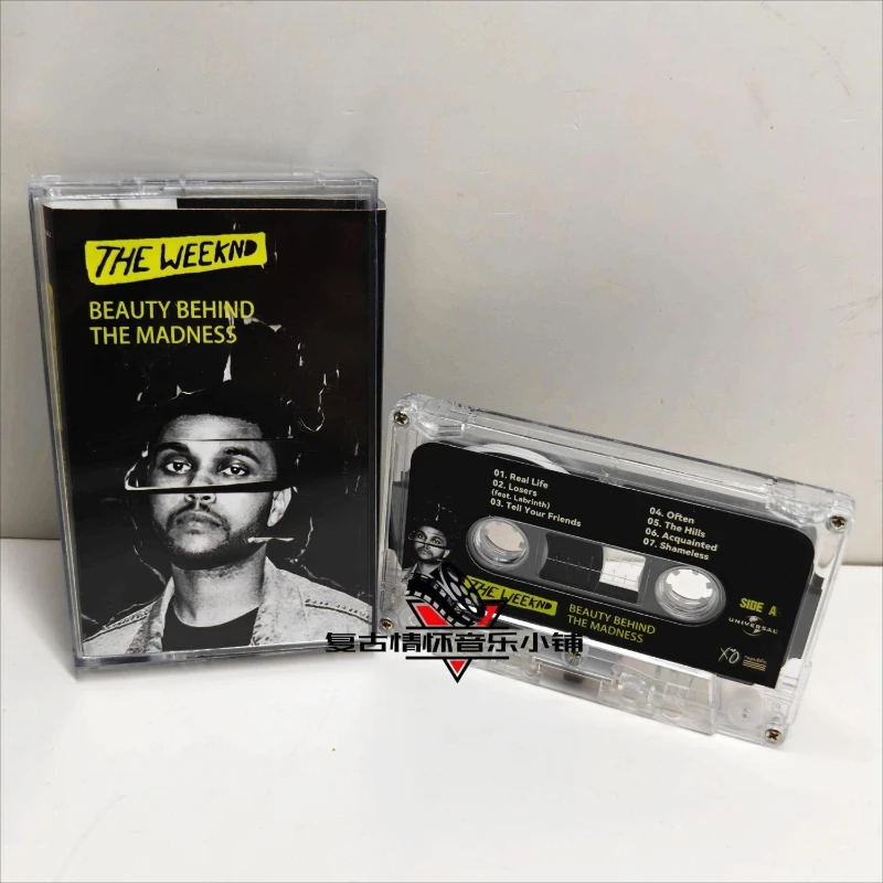 

R&B Beauty Behind The Madness Album Music Tape The Weeknd in The Night Cassettes Cosplay Walkman Soundtracks Box Collection Gift