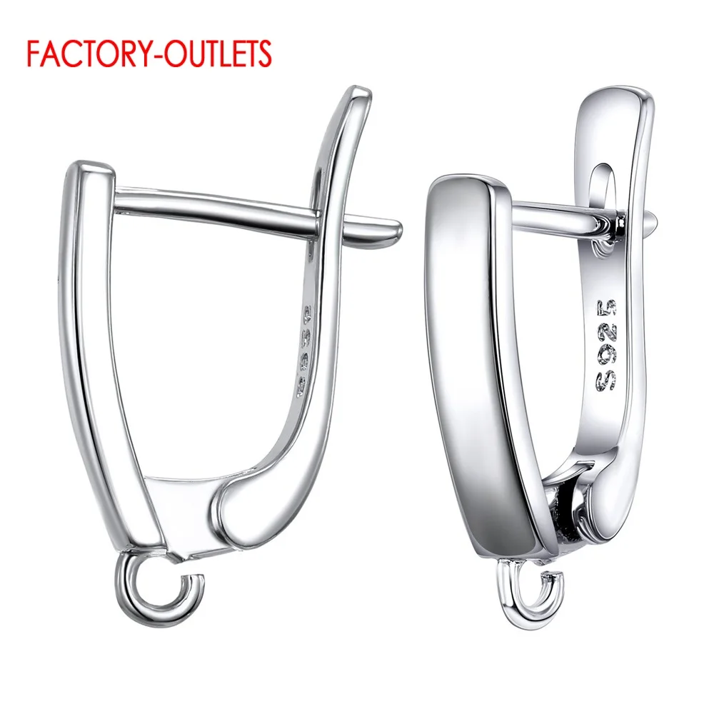 

New Arrivals High Quality DIY Fashion Jewelry Findings Genuine 925 Sterling Silver Earring Findings Fast Delivery Speed