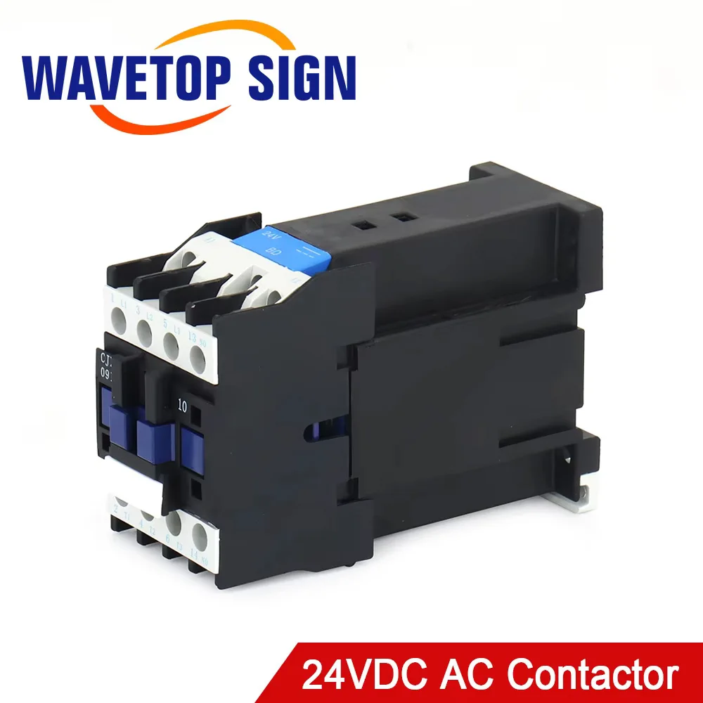 WaveTopSign DELIXI 24VDC 9A AC Contactor for  Laser Machine CNC Vibrating Knife
