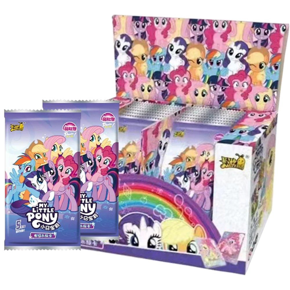 Original My Little Pony Friendship Is Magic Collectible Cards Board Game Original Anime SSP Bronzing Flash Cards Gifts for Kids