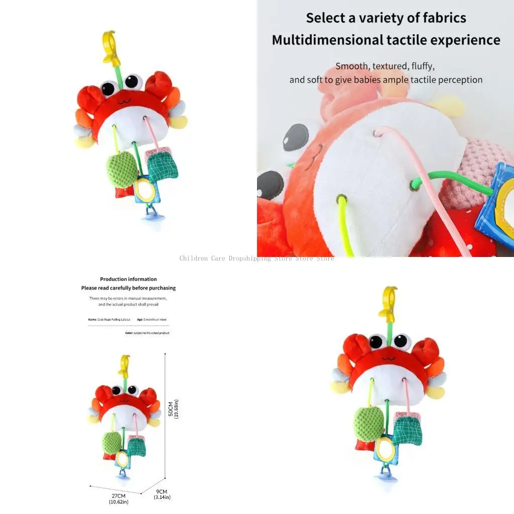 Musical Mobile Cartoon Racet Hanging Toy for Baby Bed Poustre