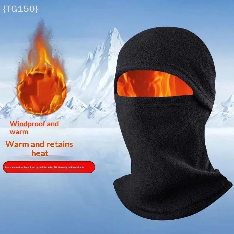 〔T〕Winter Cycling Mask Thermal Windproof Ski Mask Men Women Warm Polar-fleece Outdoor Sport Motorcycle Face Mask