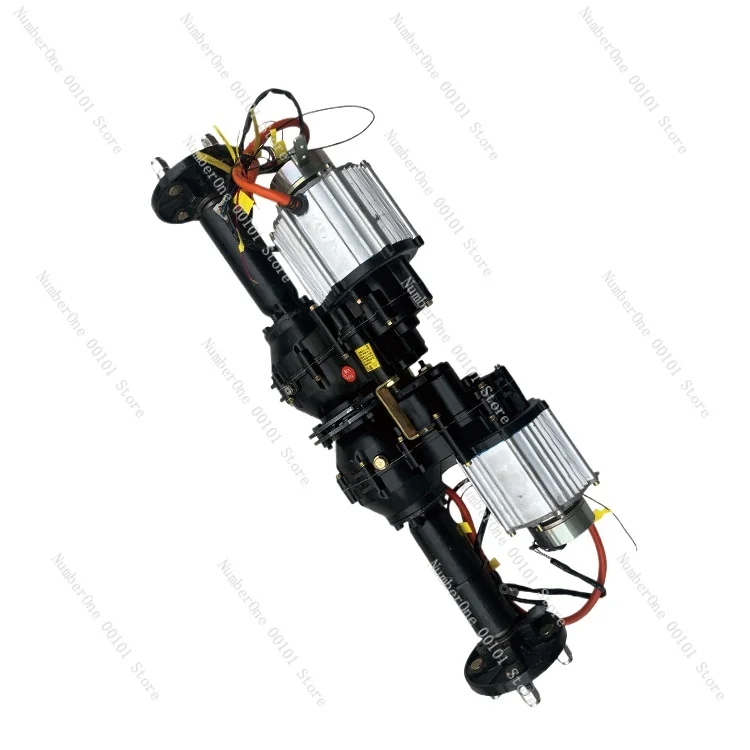 Dual Drive Electromagnetic Brake Track Axle Short Foldable Crawler Shaft Remote Rocker 1 To 2 Drive Assembly For Tracked Vehicle