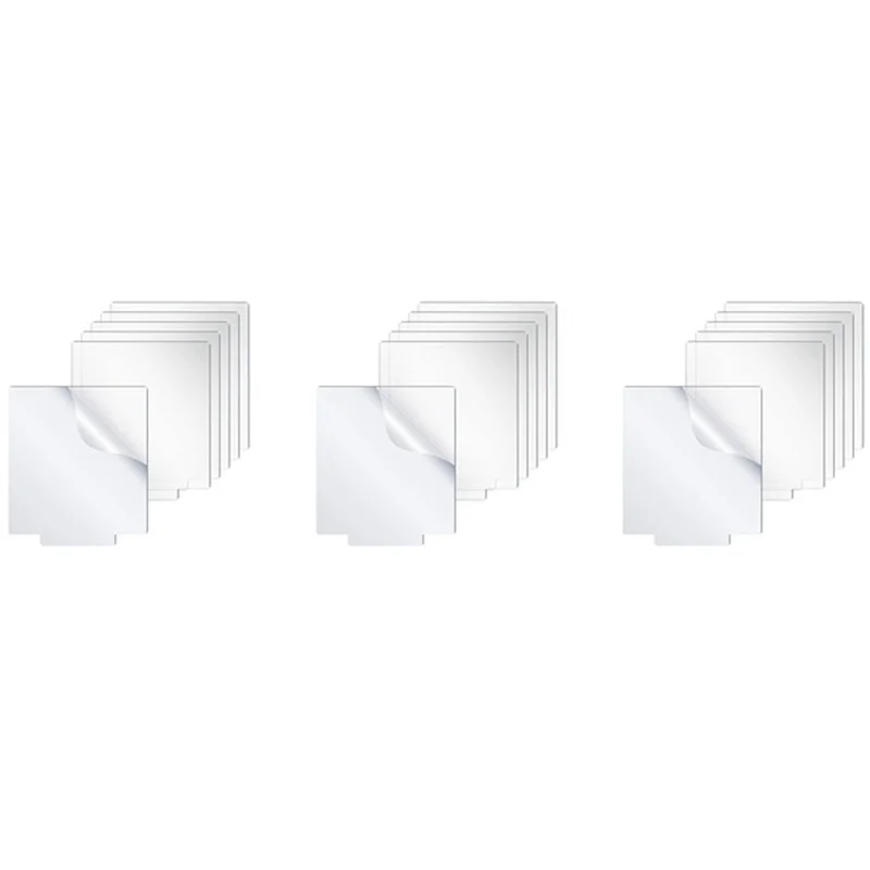 

ABUP-акриловый лист, прозрачный литой для светодиодного светильника, настольные вывески, DIY дисплей, проекты, ремесленные светодиодные фонари для проектов, 18 шт.