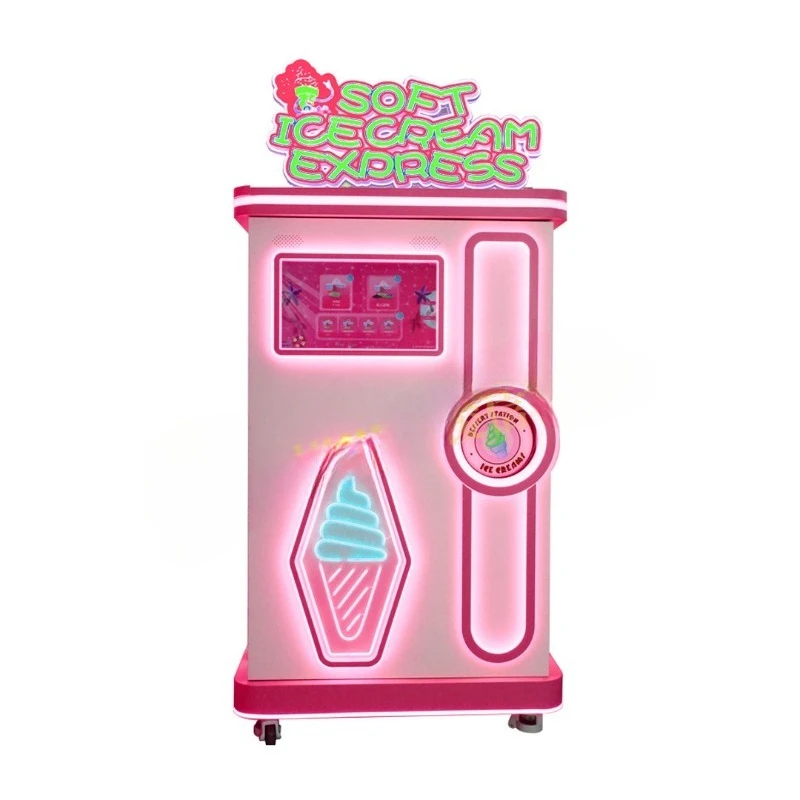 New ice cream vending machine, commercial high-efficiency cold drink making equipment ice cream