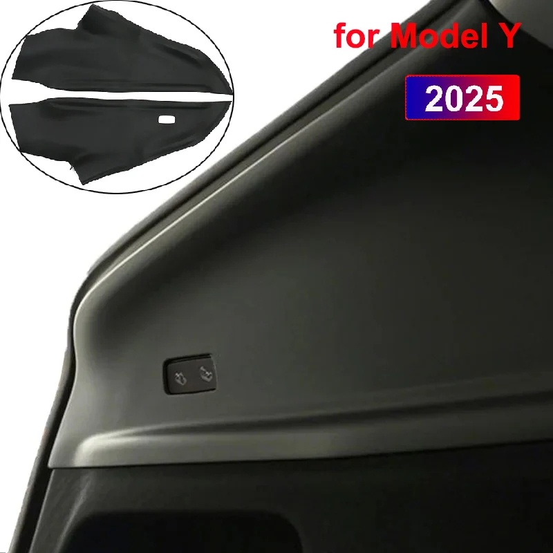 

for Tesla New Model Y Juniper 2025 Launch Rear Trunk Protector Cover Up Layer Soft TPE Anti-Kick Pad Guard Anti-dirty Mat 2pcs