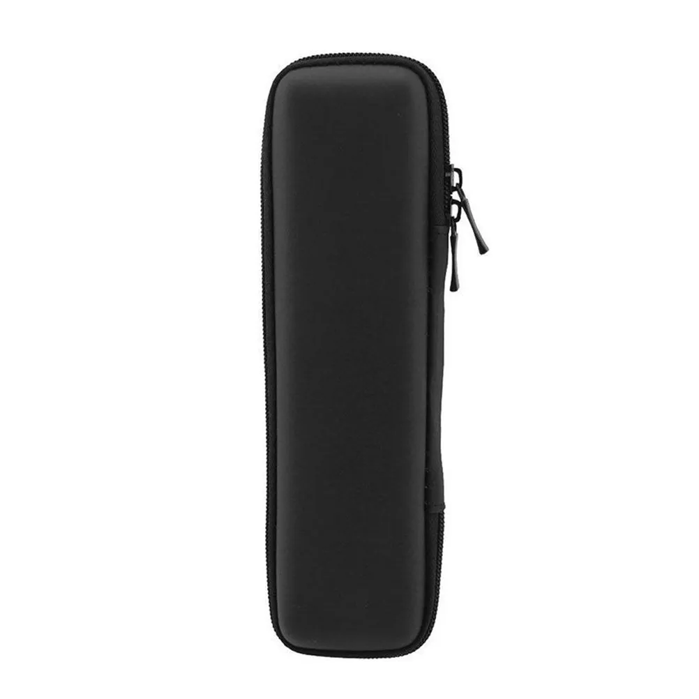 Eva Pen Case Black Hard Shell Storage for School Office Stationary with Mesh Pocket Elastic Strap Eva Pen Case