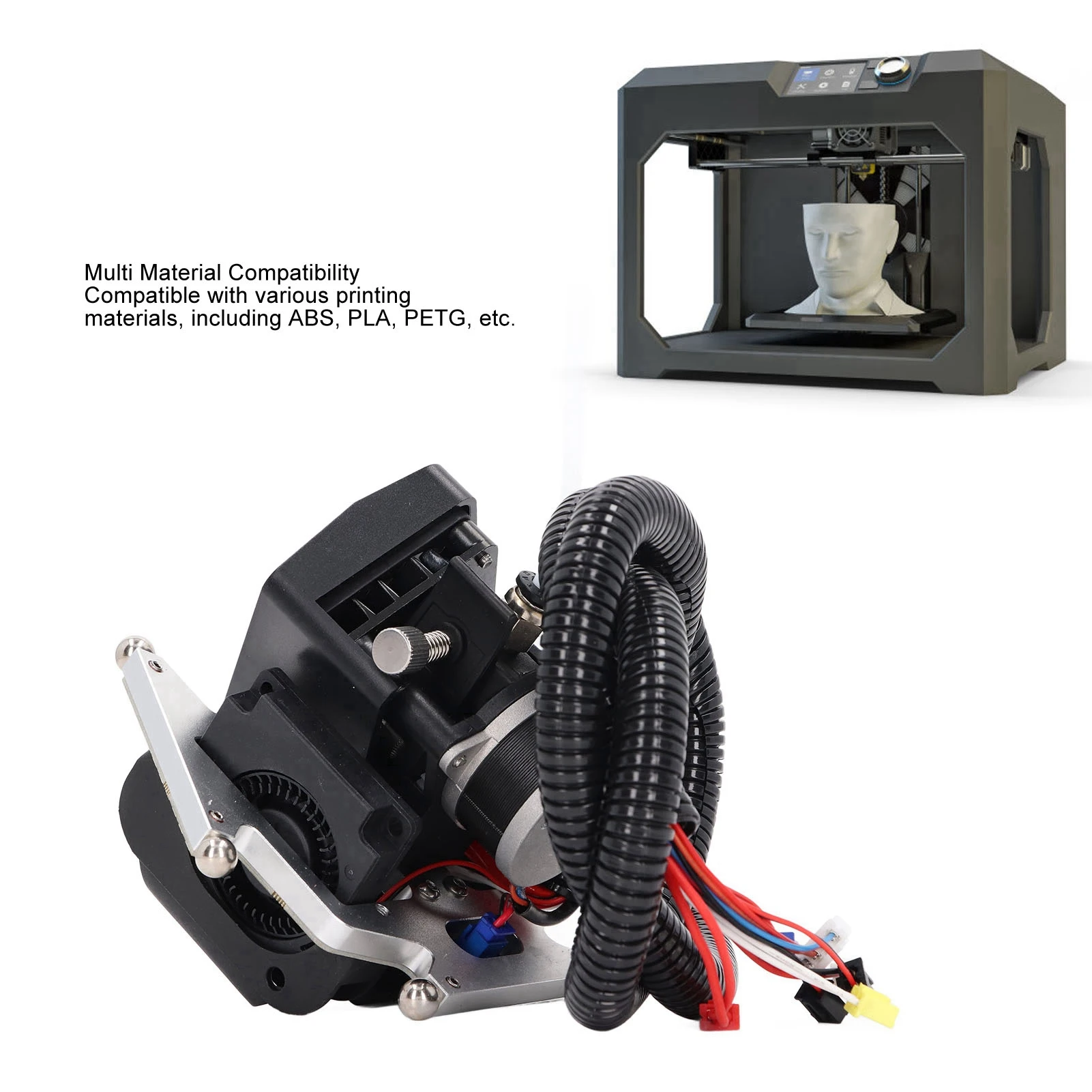 ملحق الطابعة ثلاثية الأبعاد، محرك مباشر، الطارد، التسوية التلقائية، التيار المطابق الذكي، متوافق على نطاق واسع للاستبدال