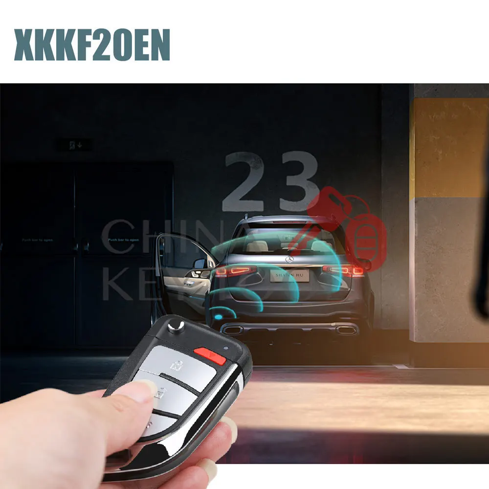 Xhorse XKKF20EN Wire Remote Key Knife Style 3+1 Botton
