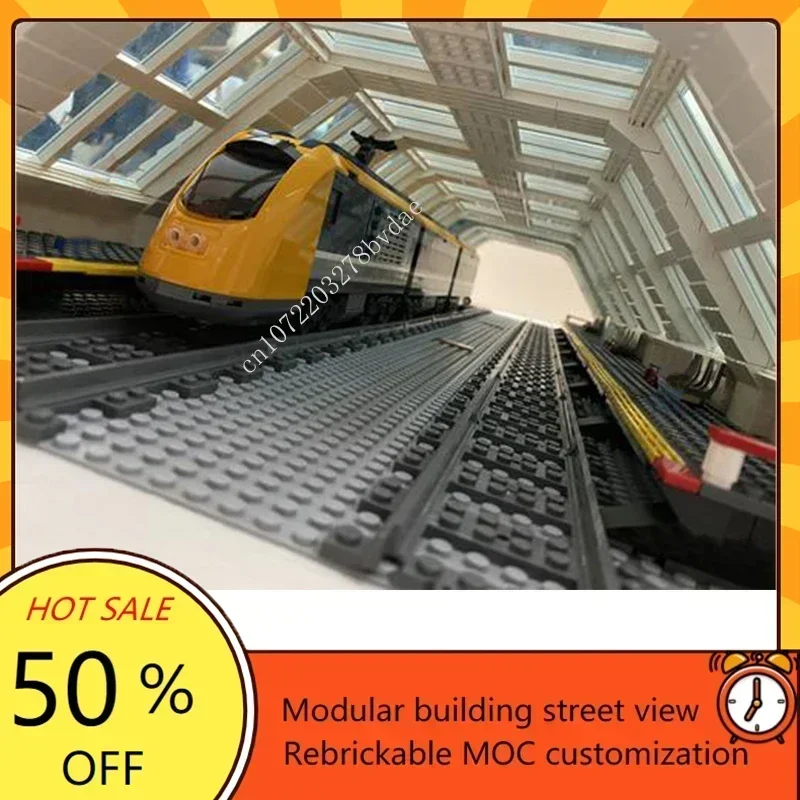 3478 pièces ville chaude vente gare MOC Street View Architecture Puzzle bricolage assemblage modèle anniversaire jouet cadeau de noël