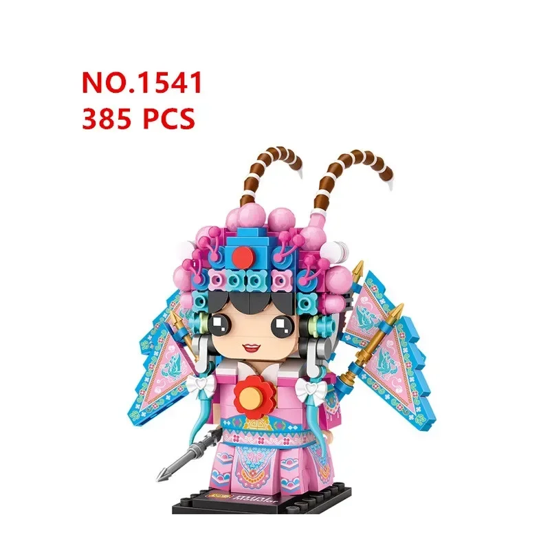 LOZ MINI Block Teens Building Toys DIY Bricks Puzzle Chinese Opera Elder Home Decor Women Gift Girls Display 1541 1542 1543 1544