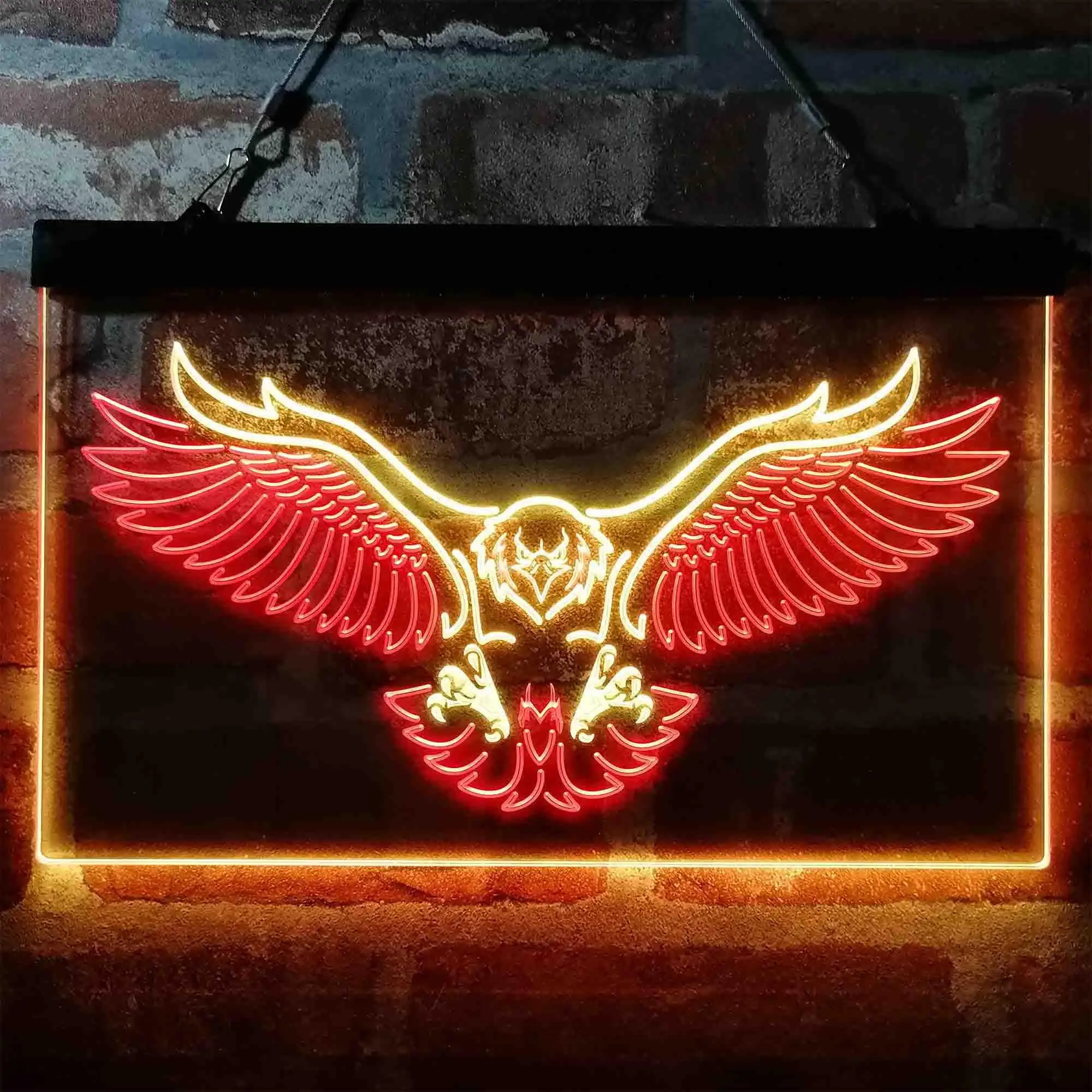 Eagle. America. USA Dual Color Led Neon Sign st6-i3987