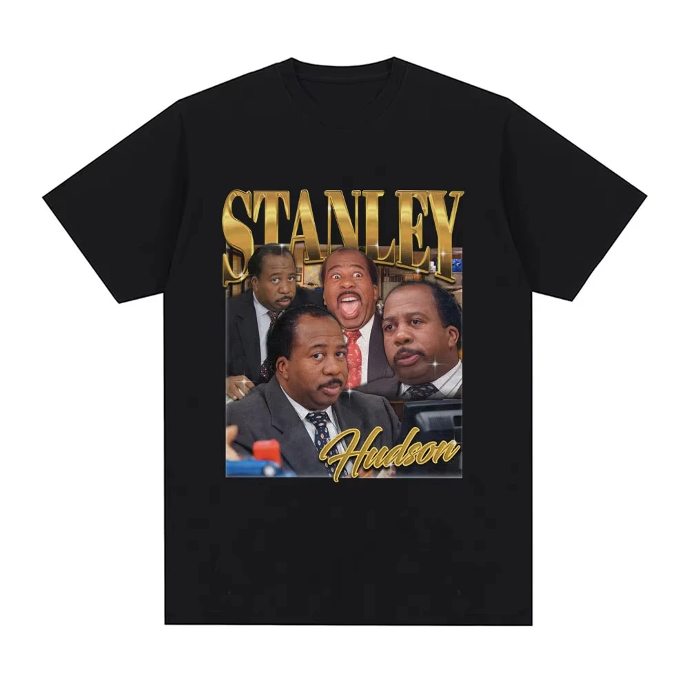 2026 Stanley Hudson Homage T Shirt Tv Series The Office Michael Scott Dwight Schrute T-shirt Men's Casual Fashion Top Unisex