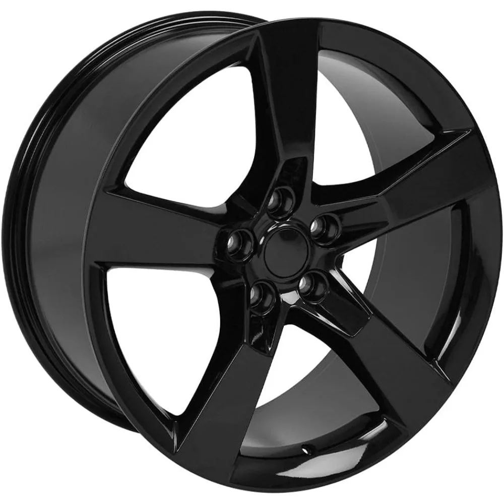 عجلات CV11 حافة 20 بوصة تناسب طراز Camaro SS 5x120 20x9 أسود لامع - Hollander 5443