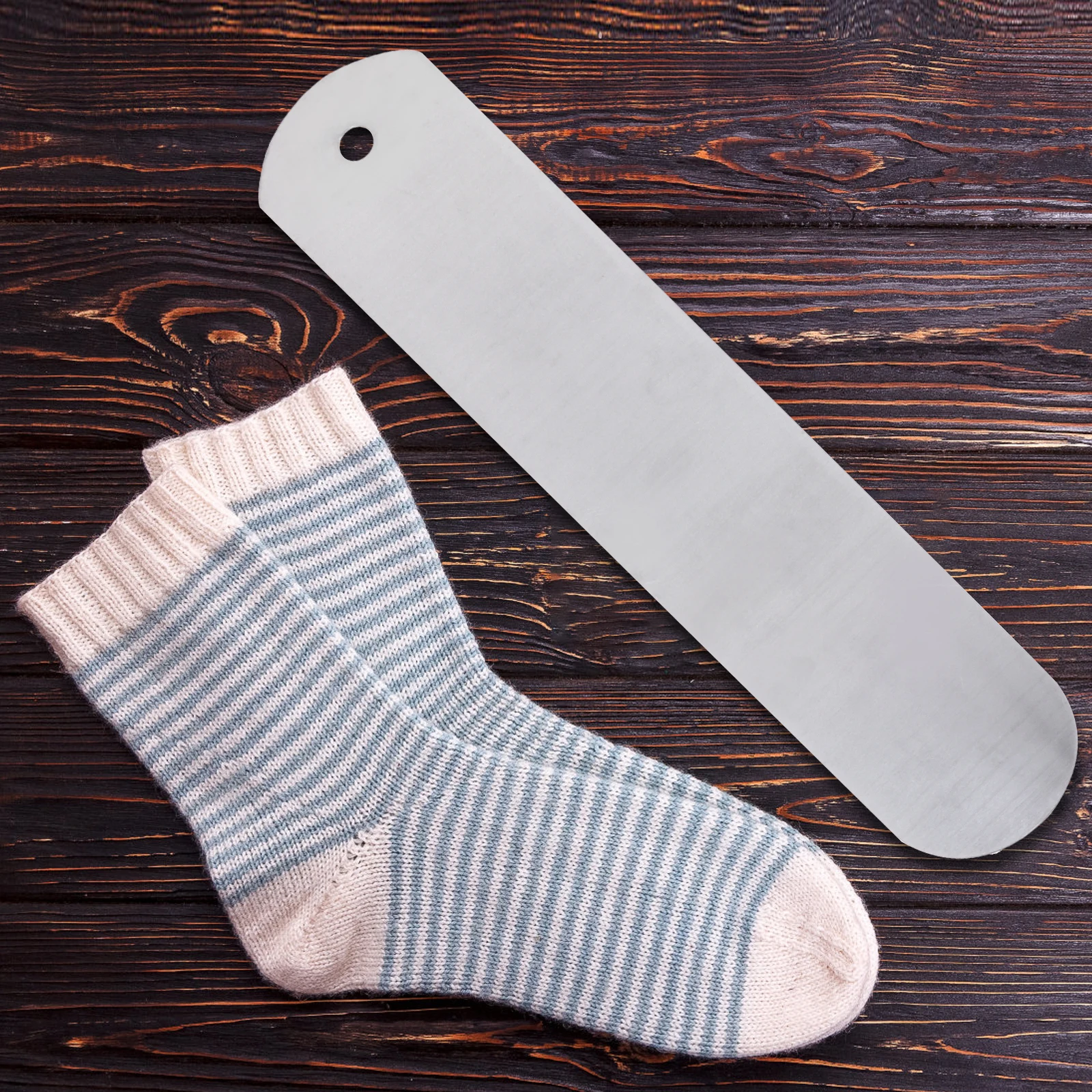 

2 Pcs Boy Straight Socks Shaping Board Man Heated Crew Aluminum Jigs for Dye Sublimation Metal